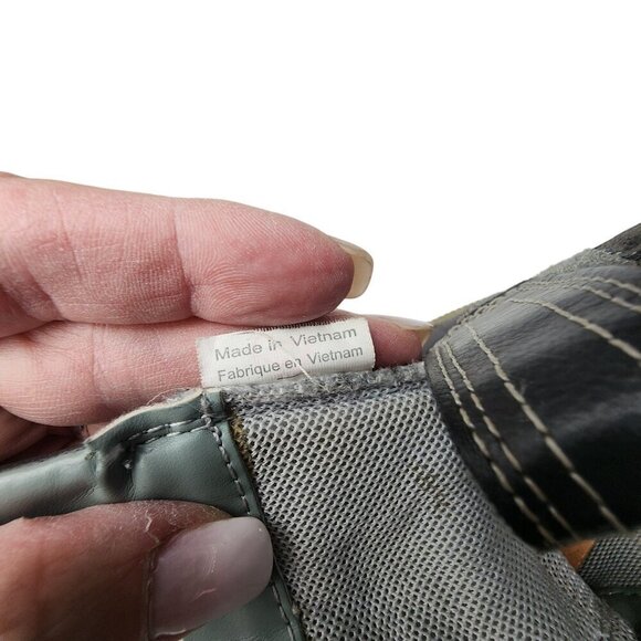 Geox Leather Booties Gray Blue Black Boys Size 11 - Picture 10 of 12